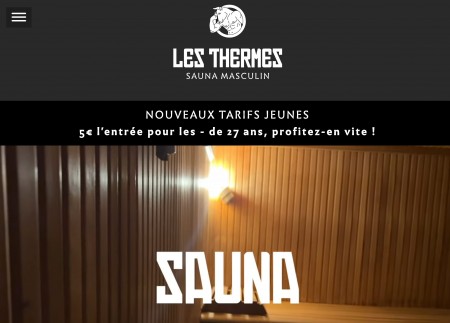 Les thermes sauna masculin
